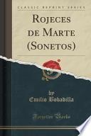 libro Rojeces De Marte (sonetos) (classic Reprint)